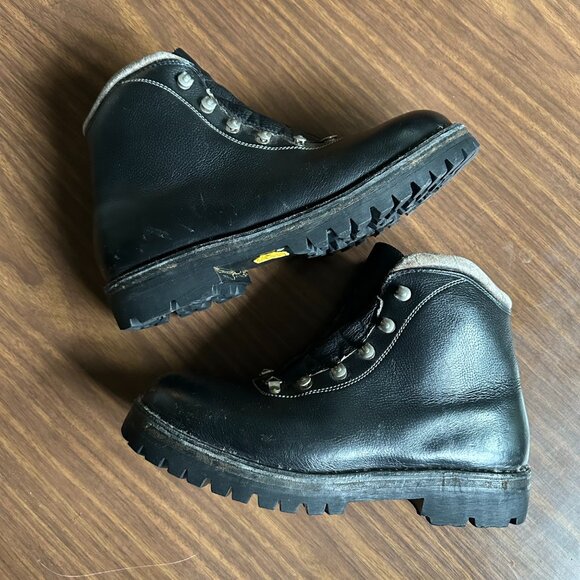 Reinforced Toe Vibram Lug Sole Leather Boots main image 4